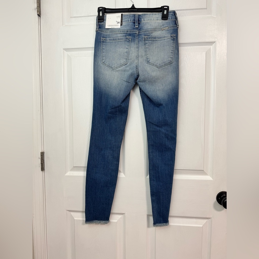 KanCan Light Blue Distressed Skinny Jeans - Picture 3 of 5